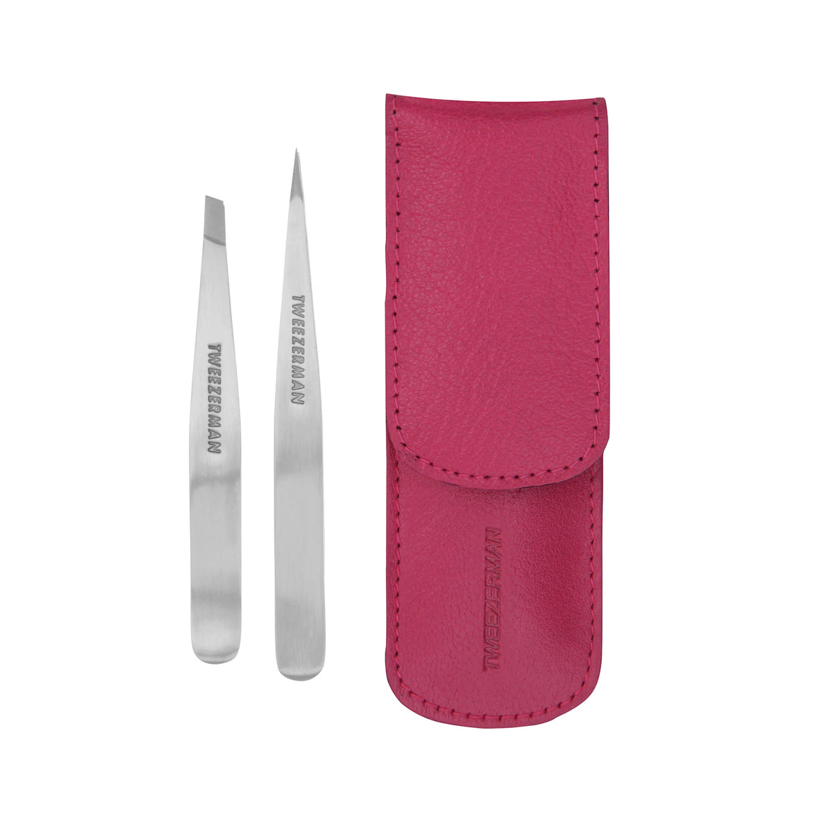 Petite Tweeze Set With Pink Case