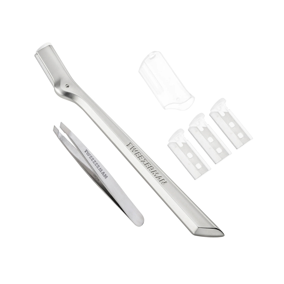 Brow Razor and Mini Tweezer Set